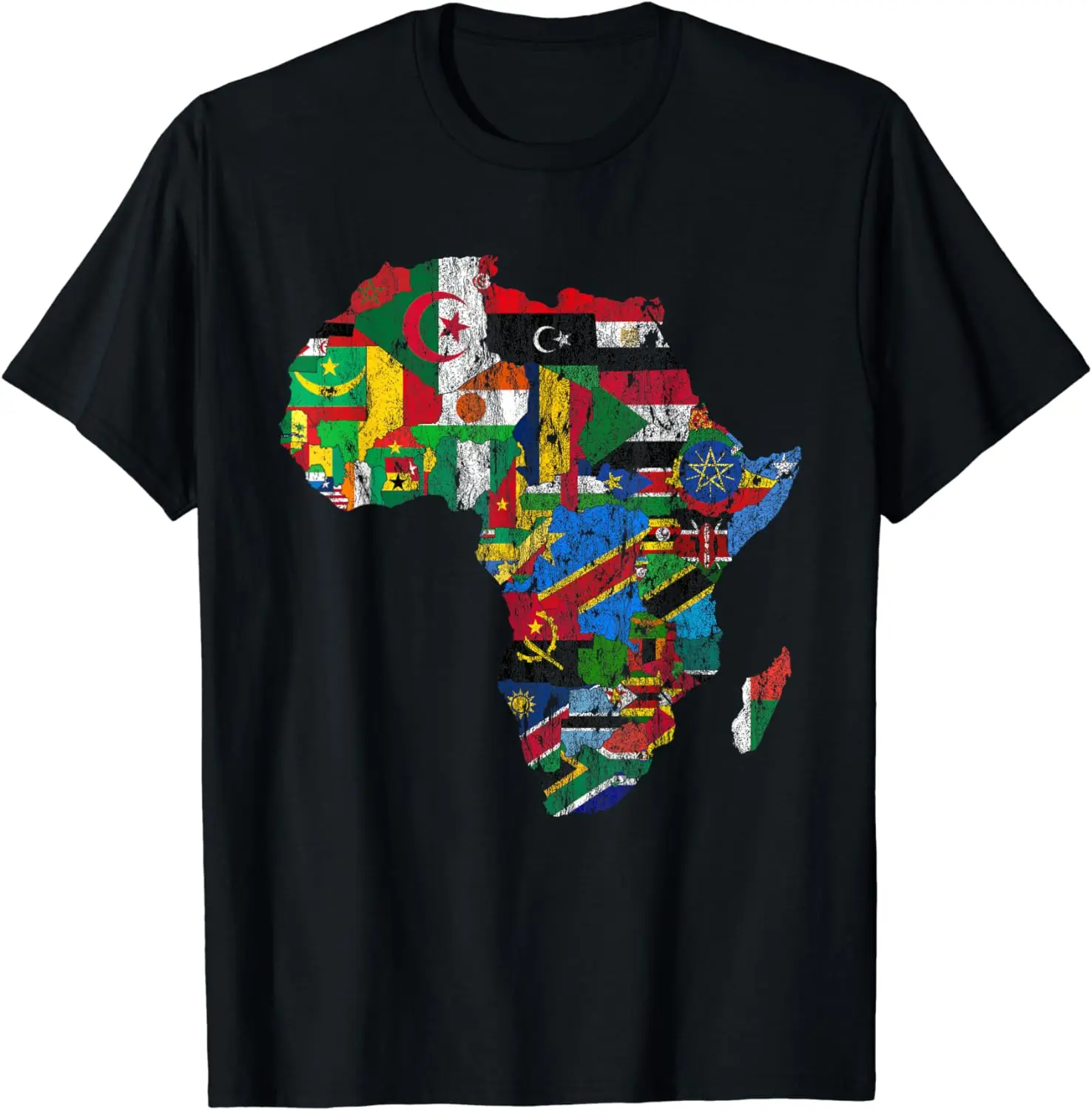 Флаги гордых африканских стран флаги континента любви Африканский силуэт карта