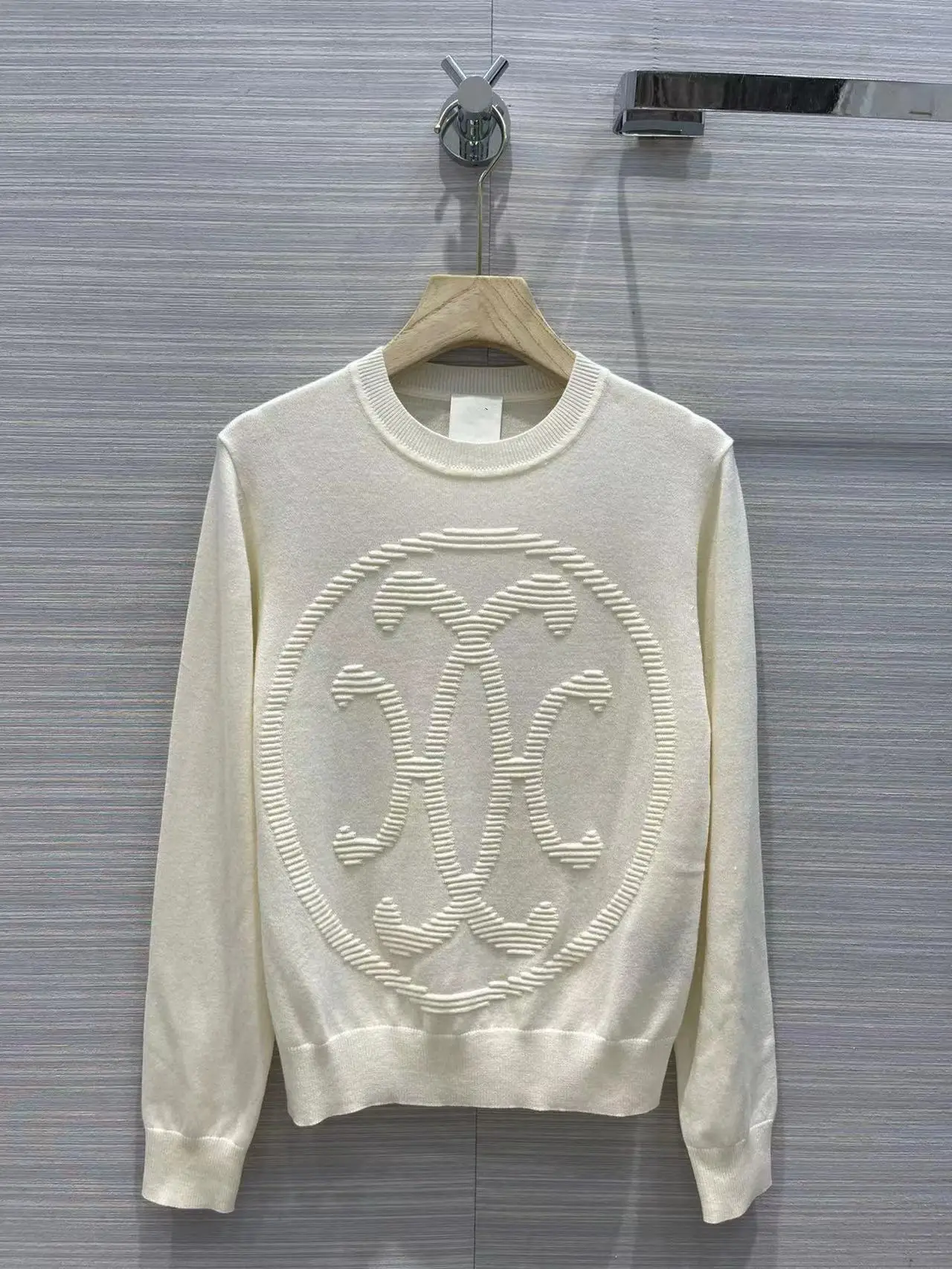 

Fyion High Quality Runway Design Pullover Sweater Women 2022 Summer Knitted Jacquard Femme Long Sleeves Sweater