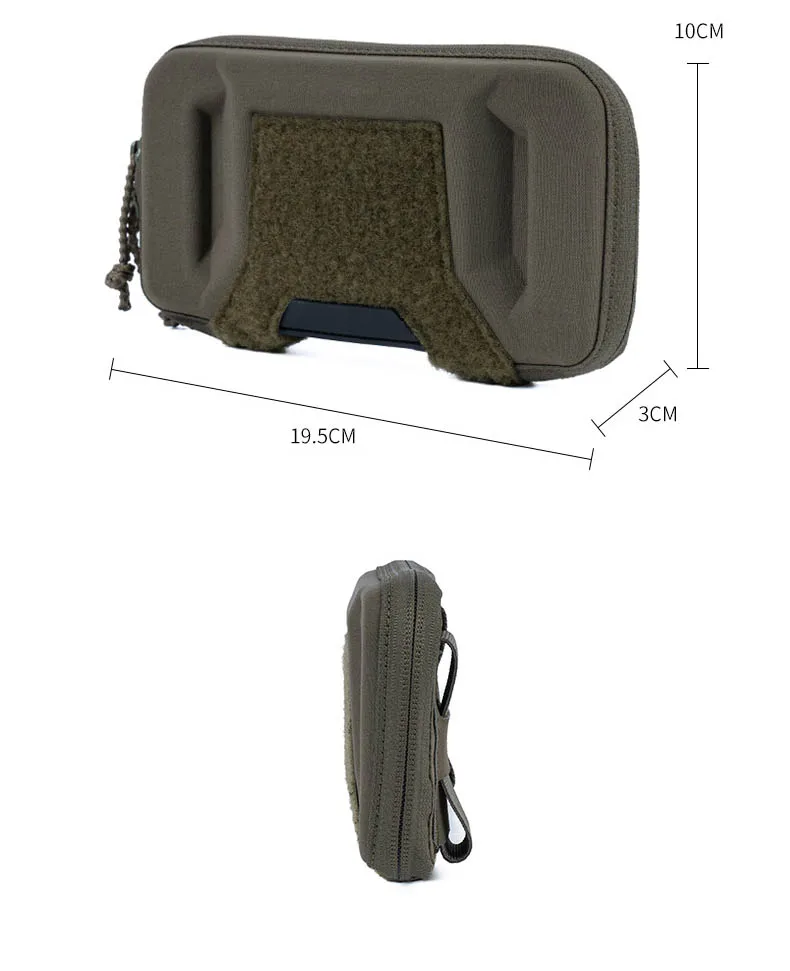 Фото Тактический чехол для телефона K Type EUD с креплением MOLLE, универсальный держатель для смартфона, крепление на жилет, сумка для хранения снаряжения для активного отдыха. №5
