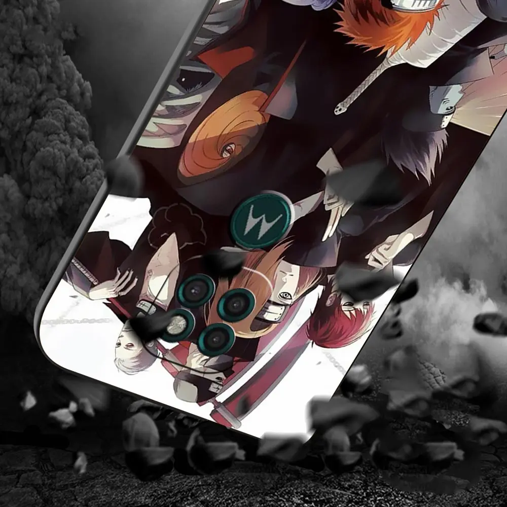 naruto akatsuki case for moto g30 one fusion g9 plus play g60 g8 power lite g9 edge 20 e6s g stylus phone cover coque free global shipping