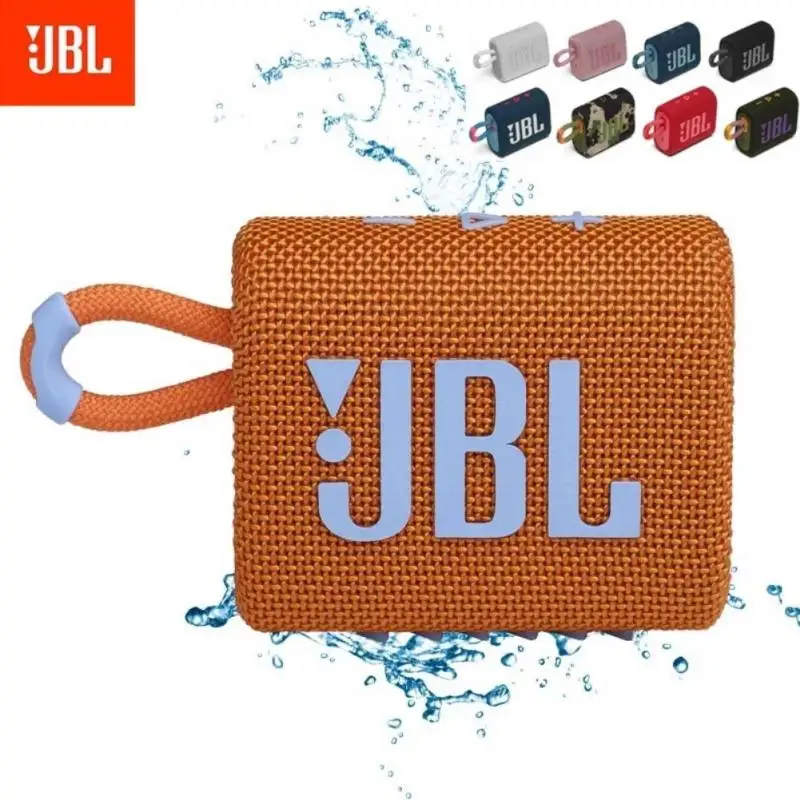 

100% оригинальный JBL GO3 беспроводной Bluetooth-совместимый динамик сабвуфер наружный динамик IP67 водонепроницаемый мини-динамик басовый звук