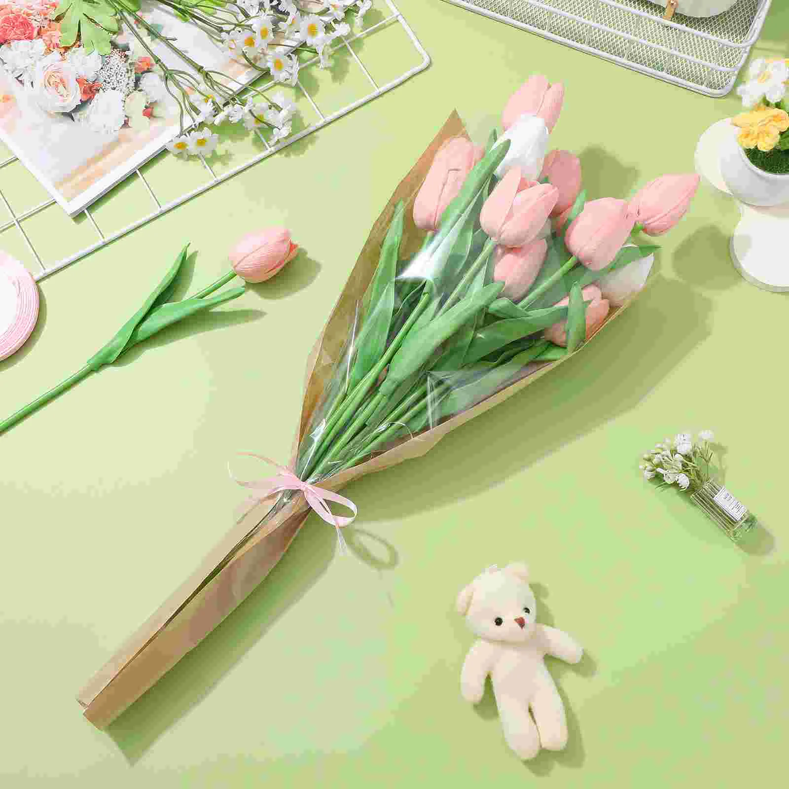 Упаковочная сумка для цветочной упаковки подарочная упаковка бумажные пакеты