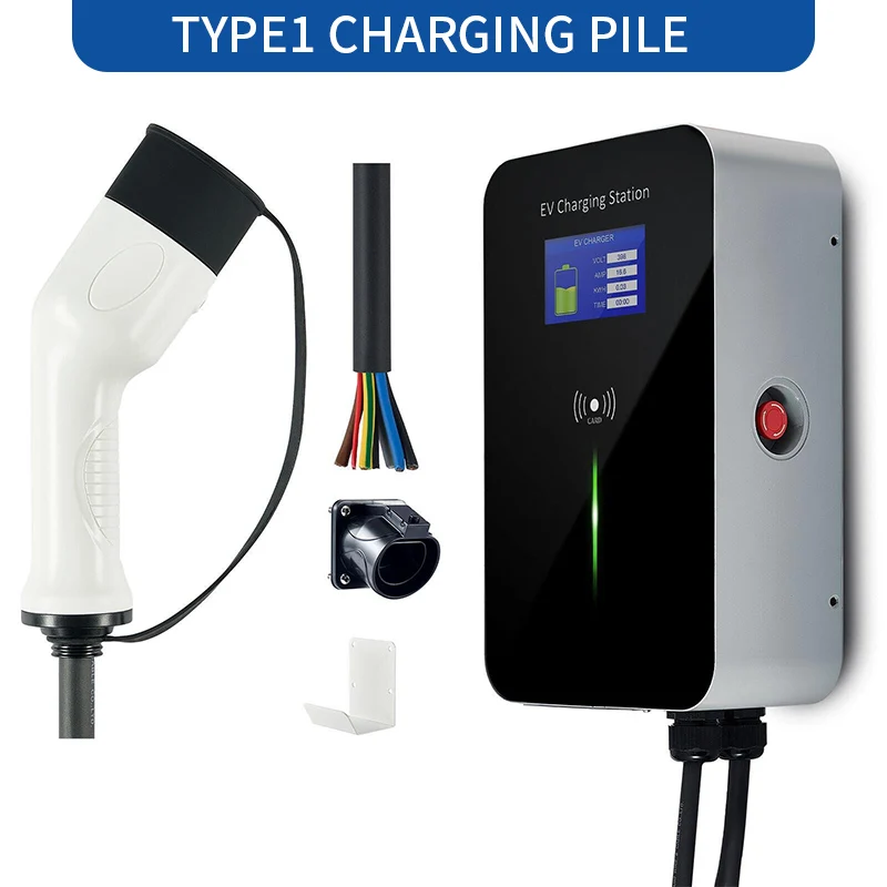 

22KW Wallbox Type 2 EV Fast Wall Charger Station Electric Vehicle Car Charging Stations Pile