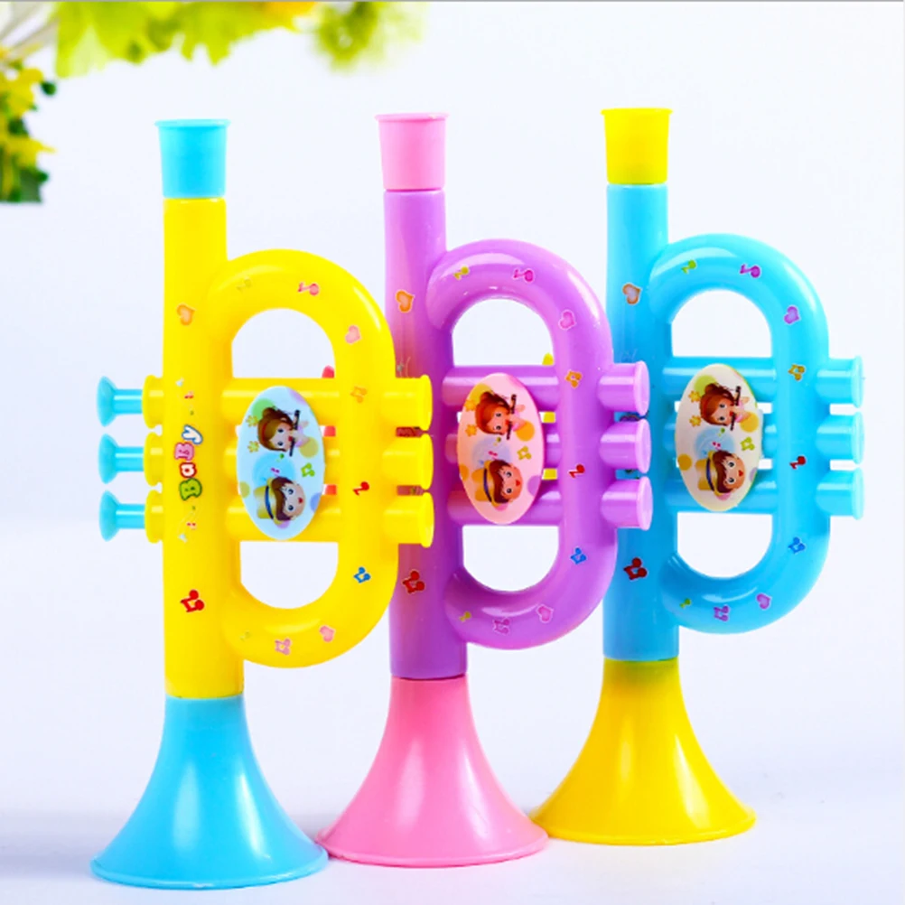 

1PC Baby Music Toys Early Education ToyColorful Baby Music Toys Musical Instruments For Kids Trumpet Random Color