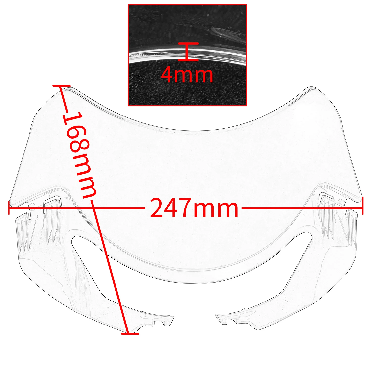 Ветровое стекло R765 RS765 для Triumph Street Triple RS R 765 2020 2021 2022 ветрозащитный экран