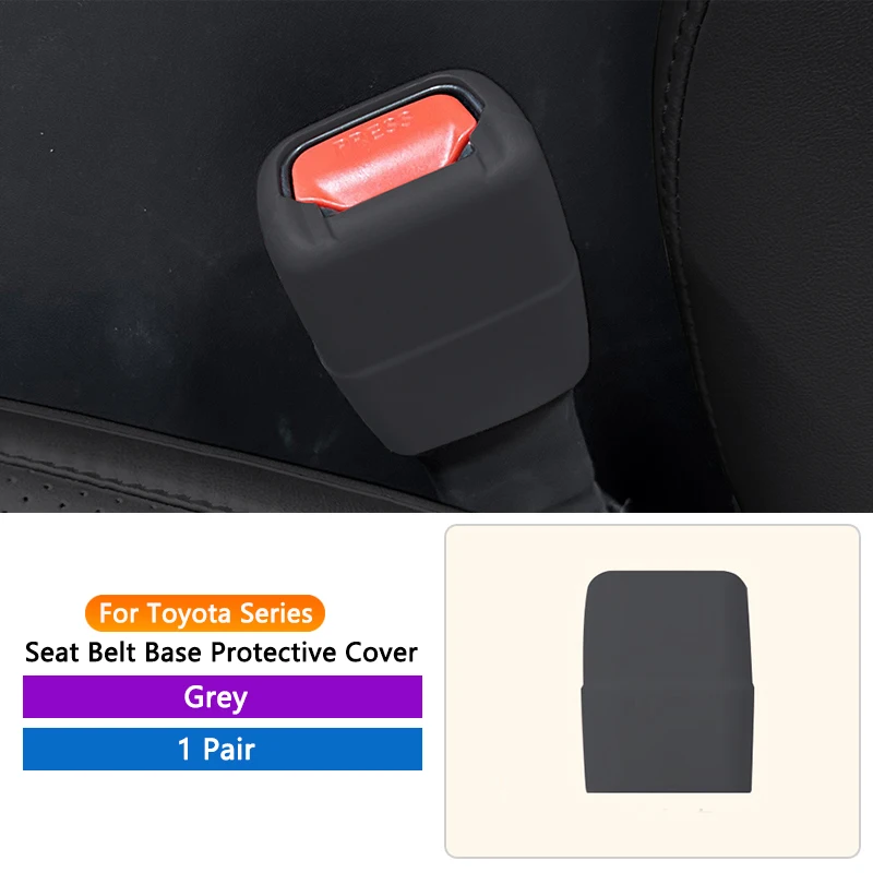 

Защитная пленка для автомобильного ремня безопасности, силиконовая накладка, пряжка безопасности, чехол для Toyota серии Camry Avalon RAV4 Sienna Harrier Corolla