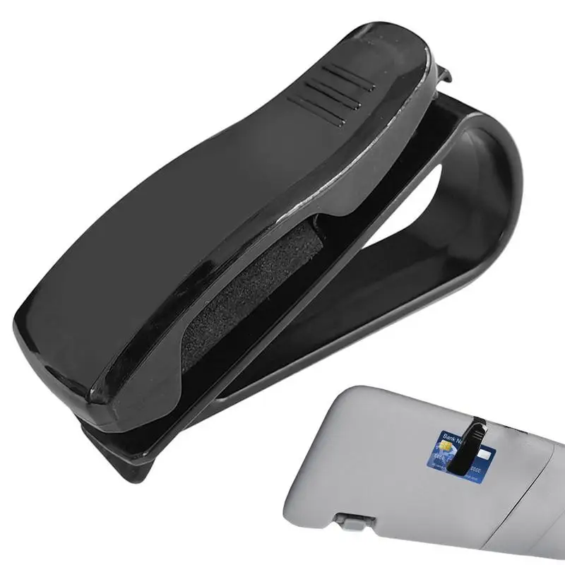 

Car Sunglass Clip Universal Firm Grip Sun Visor Holder Ticket Holder Pen Case Sturdy Stable Holder Auto Interior Accessories