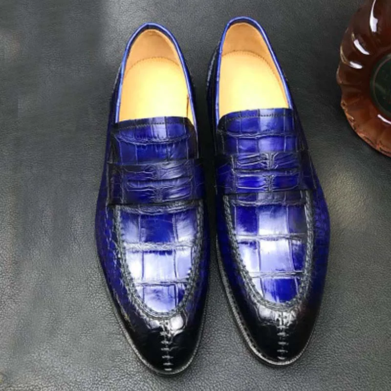 Рисунок 4 - Мужские туфли из натуральной крокодиловой кожи