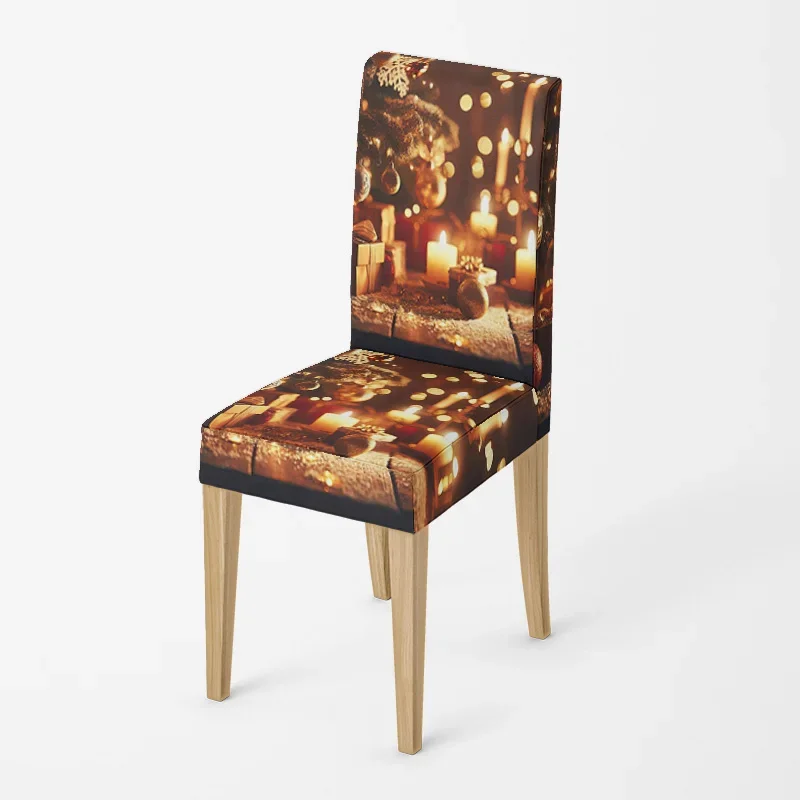 Чехлы для домашних стульев кухонные регулируемые эластичные тканевые чехлы на