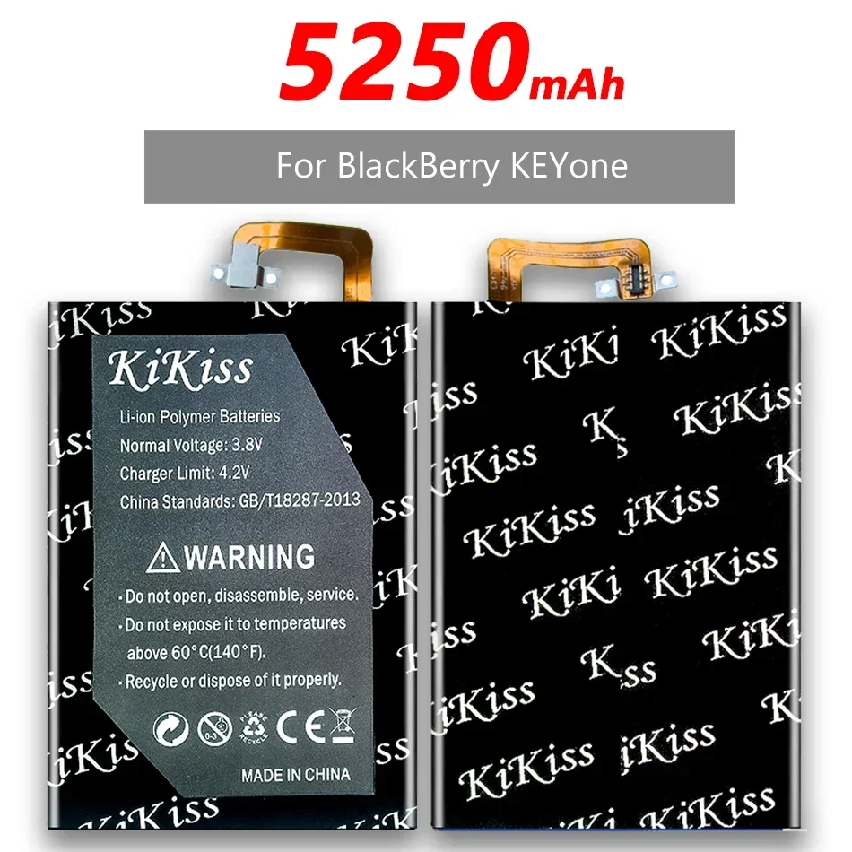 Аккумулятор KiKiss 5250 мАч TLP034E1 BAT-63108-003 для BlackBerry Keyone/Alcatel DK70 DTEK70 встроенный