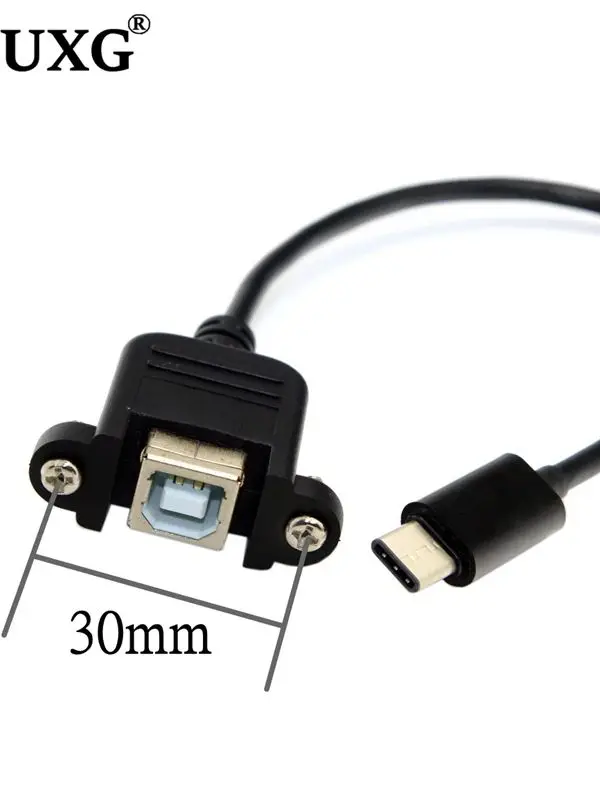 1 шт. кабель для принтера USB C-USB B