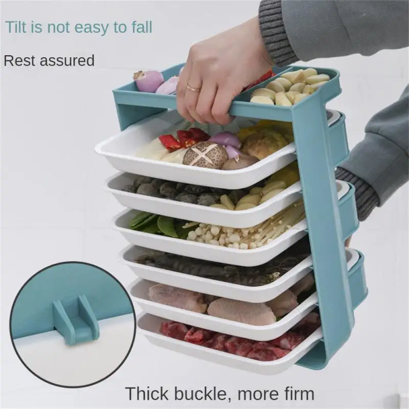

Wall Hanging Table Top Hotpot Plate Wall Mounted Pallet Multi-layer Grill Without Perforation Kitchen Storage Rack Grid Runner