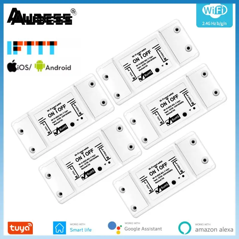 

Умный мини-выключатель с дистанционным управлением, 10 А