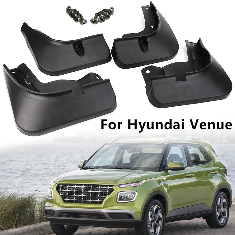 

Брызговики для Hyundai, 4 шт., черный цвет
