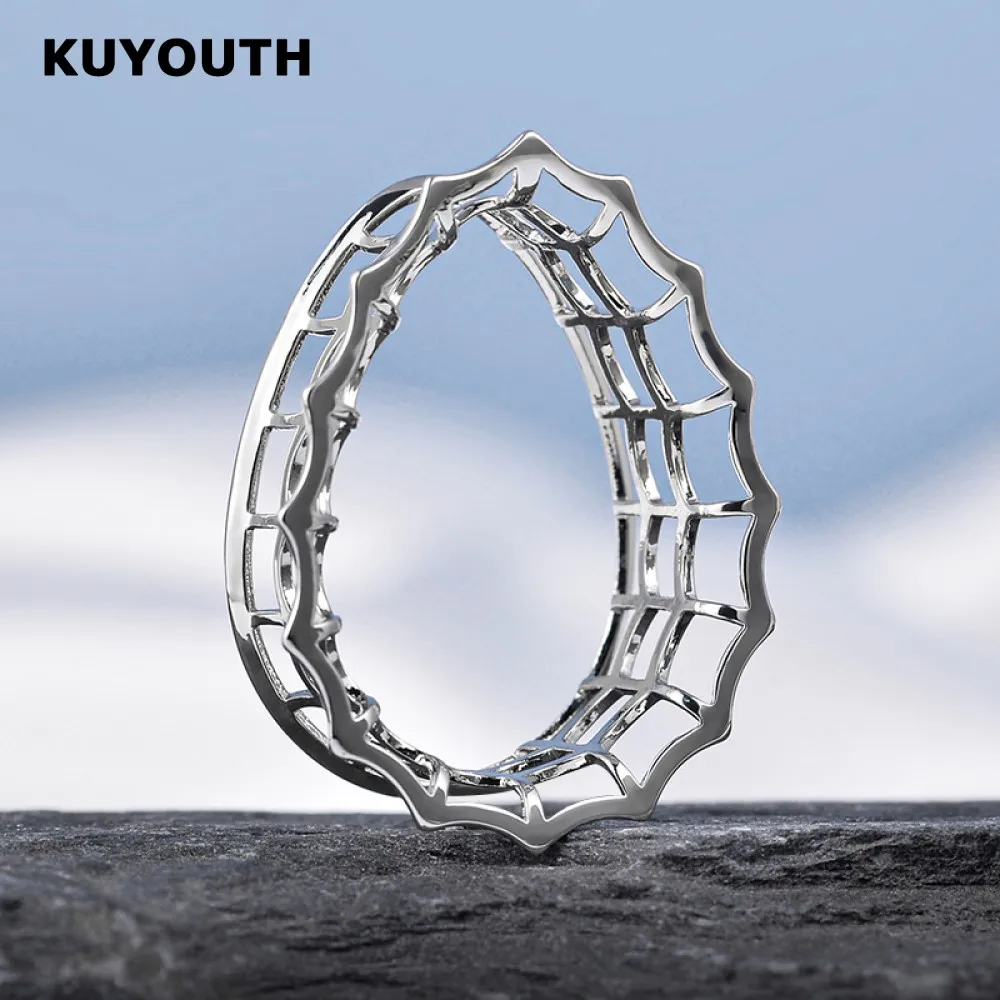 

KUYOUTH New Copper Hollow Spider Web Water Drop Ear Tunnels Expanders Plugs Earring Gauges Piercing Body Jewelry Stretchers 2PCS