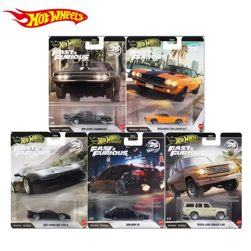Фото Предзаказ: Коллекционные модели Hot Wheels Fast & Furious Q Case Serie из премиального литого сплава: Dodge Charger, Honda NSX, BMW M5, Toyota Land Cruiser №1