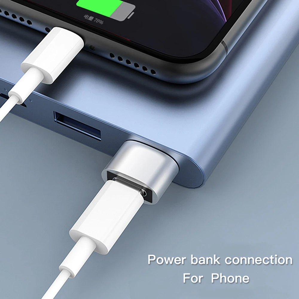 Адаптер OTG с USB на Type C 2 шт. |