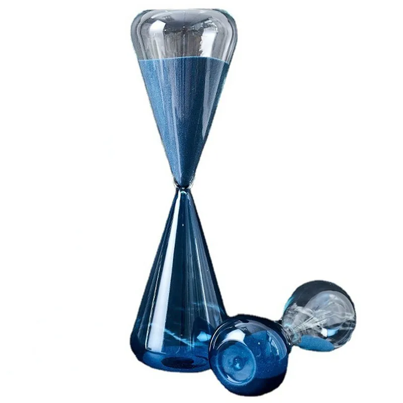

sand watch glass Two-color Hourglass Timer Home Decor Desk Living Room Decoration Kitchen Tools Glass Crafts Gifts Sand Timer