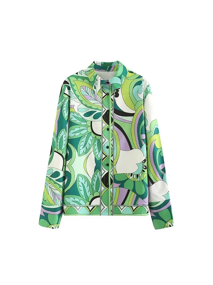 Женский свободный топ с атласным принтом Kumsvag летний Свободный Топ для отдыха 2023