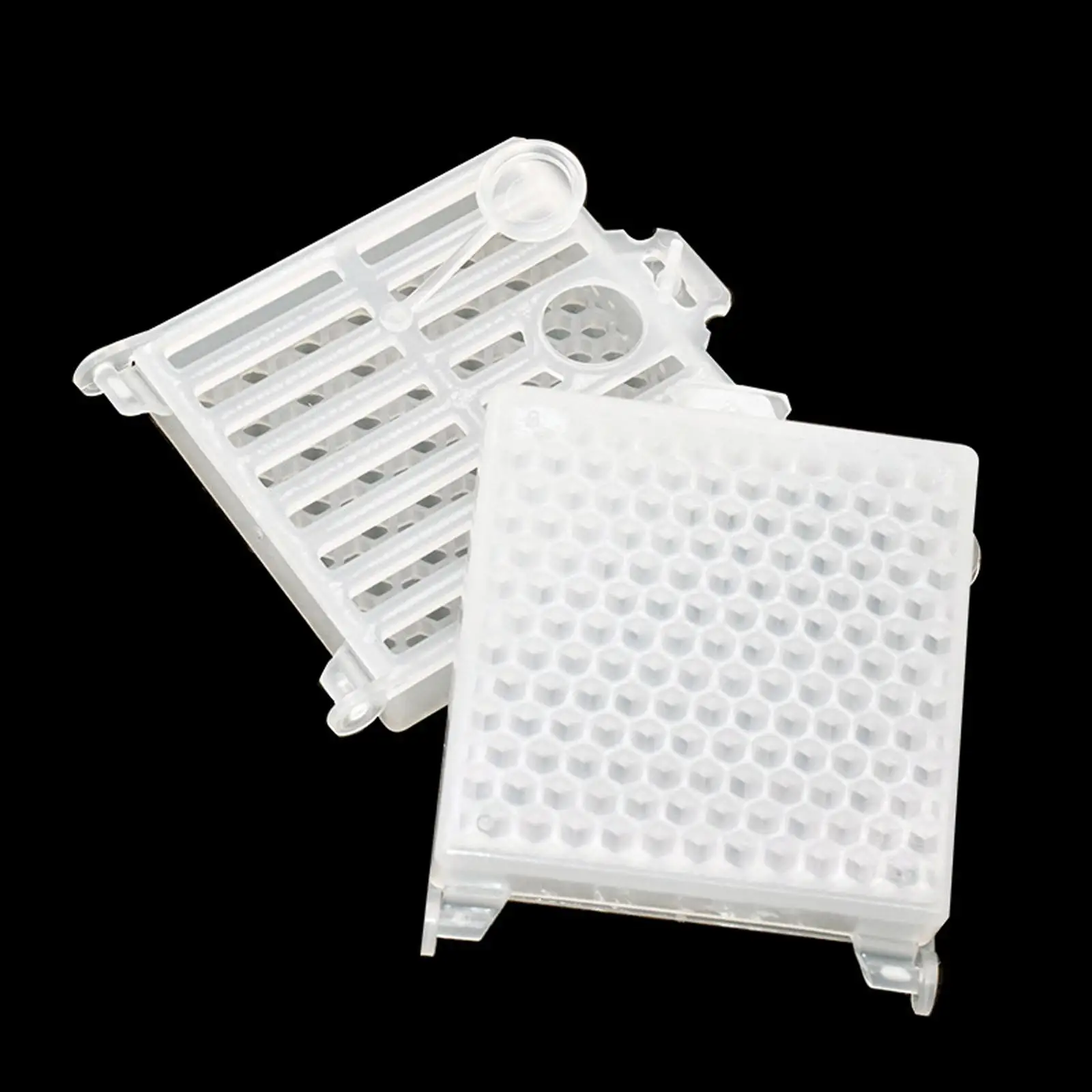 

5x Queen Bee Post Cage Plastic Bee Farm Transparent Move Transmit Durable