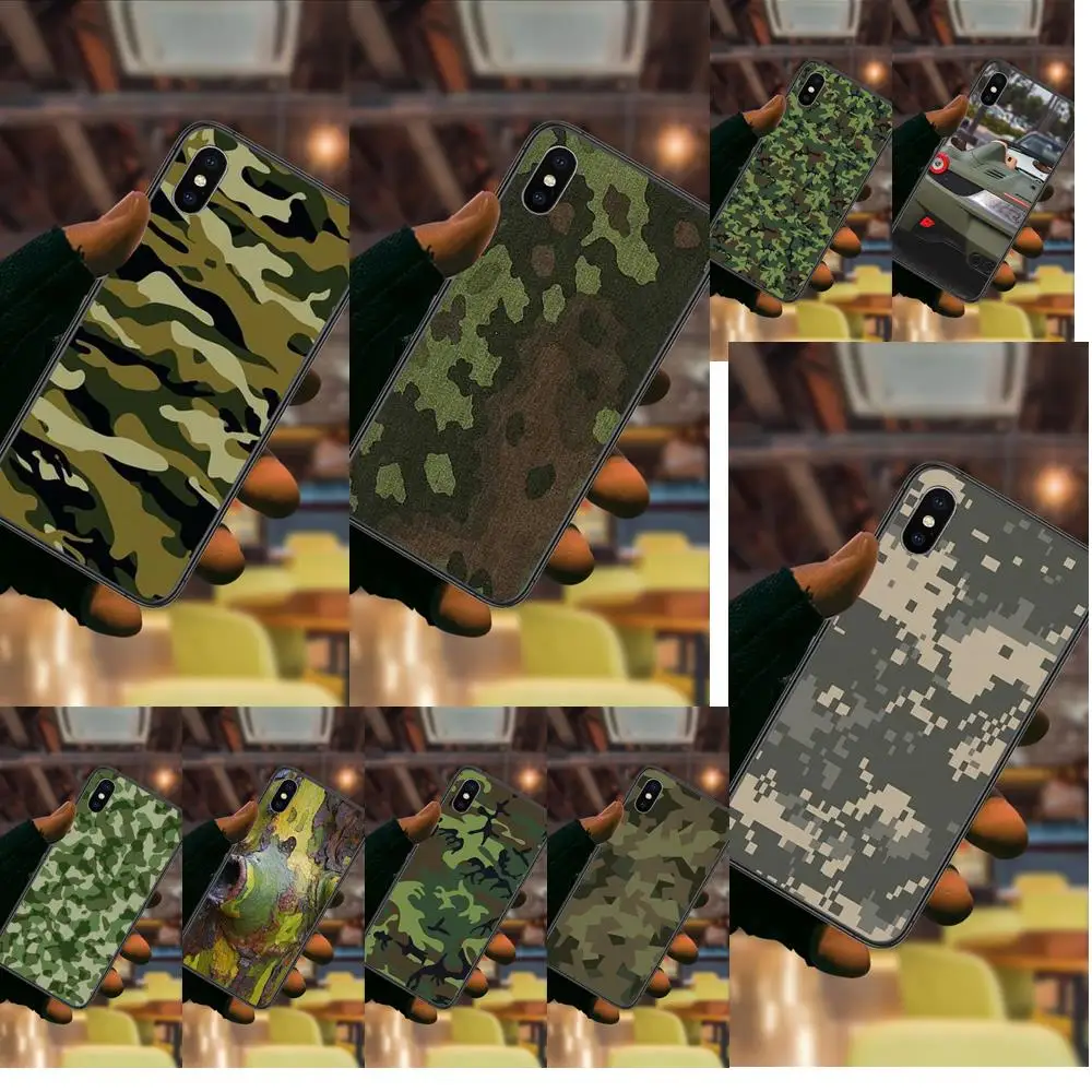 

Army Green Camouflage For Xiaomi Redmi 9 9A 9C 8A Pro Max Redmi 9 9A K40 Pro Plus Black Bumper 3D Etui Personnaliser