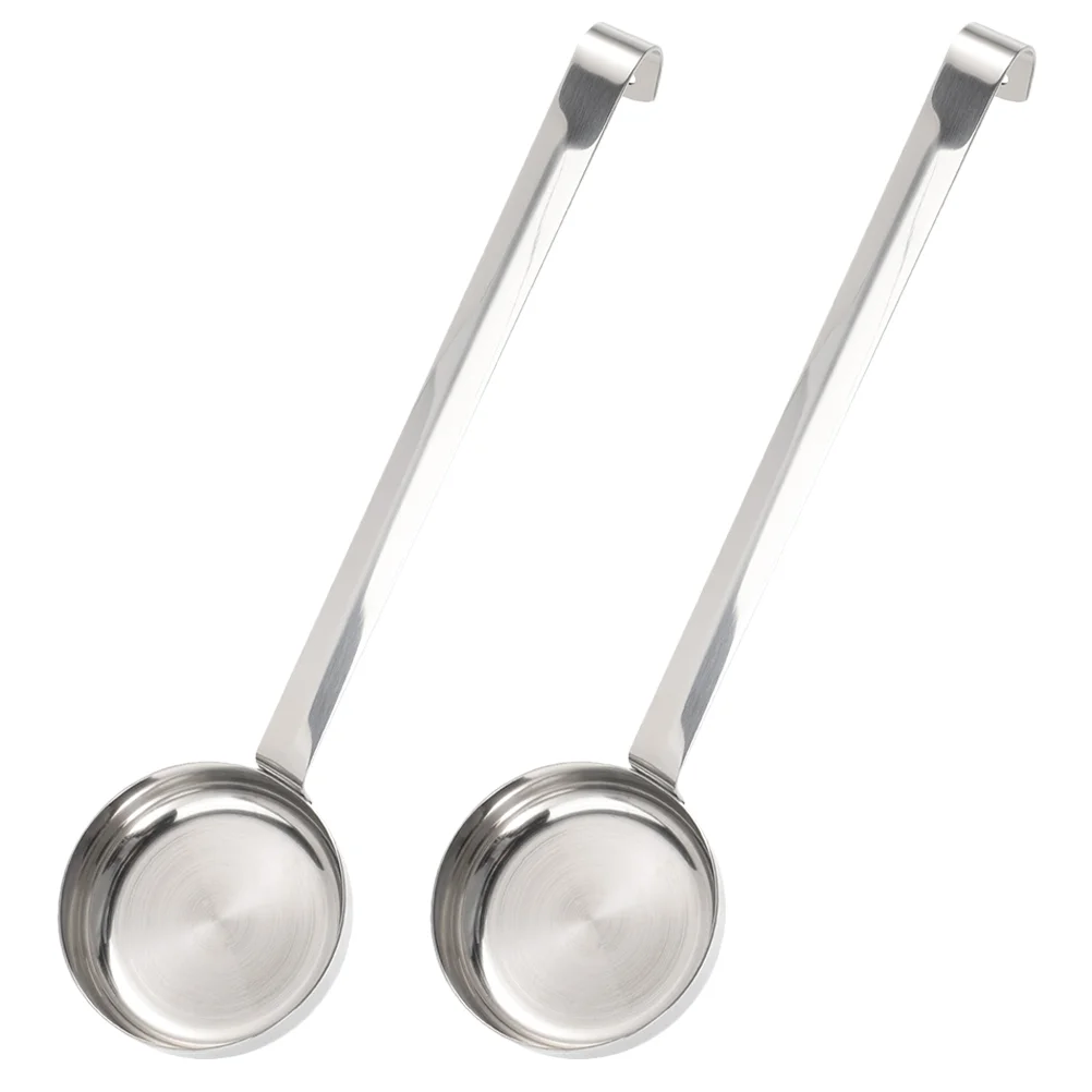 

Pizza Sauce Spoon Kitchen Ladle Baking Stainless Steel Measuring Scoop Serving Spread Multifunctional Metal Spoons