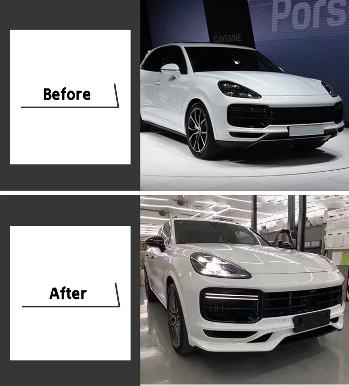 Для роскошной модификации автомобиля 9Y0 2018-2023 обновление для модели TKT бампер Porsche