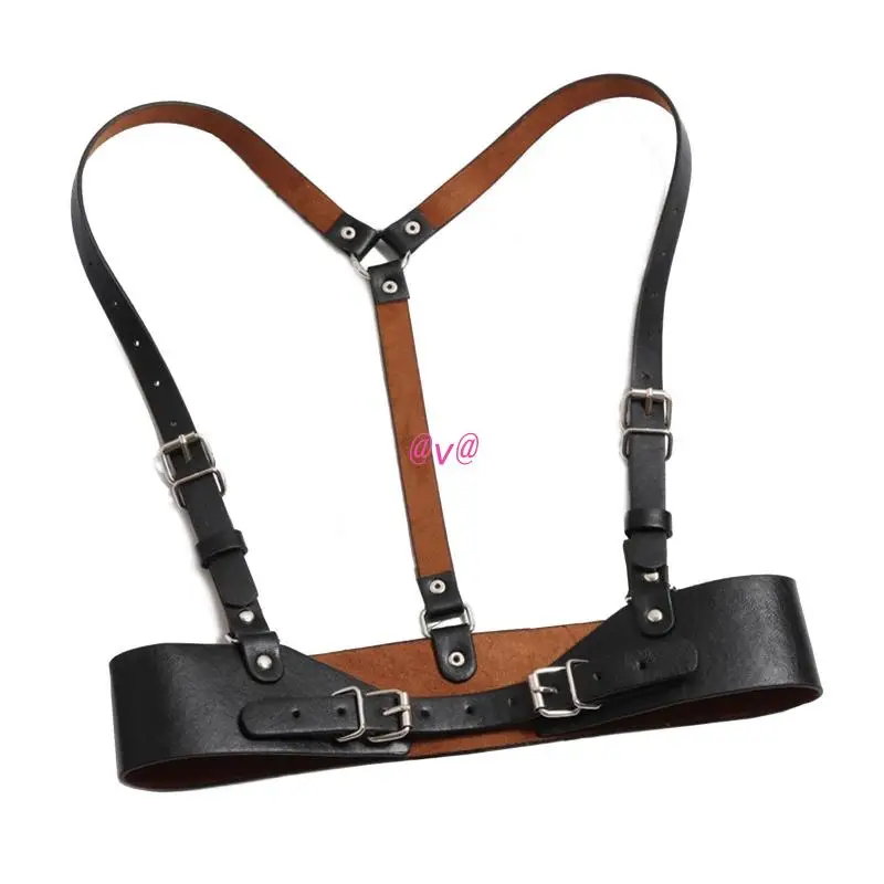 

Push Up Corset Tops Leather Suspender Belt Punk Leather Harness Belt