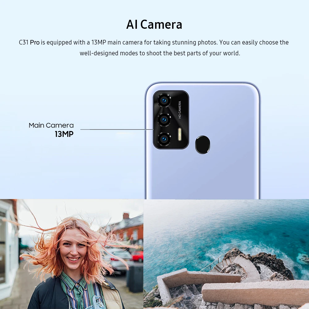 [премьера мира] OUKITEL C31 Pro 4GB 64GB смартфон 13MP мобильный телефон 5150mAh 6.517 дюймов