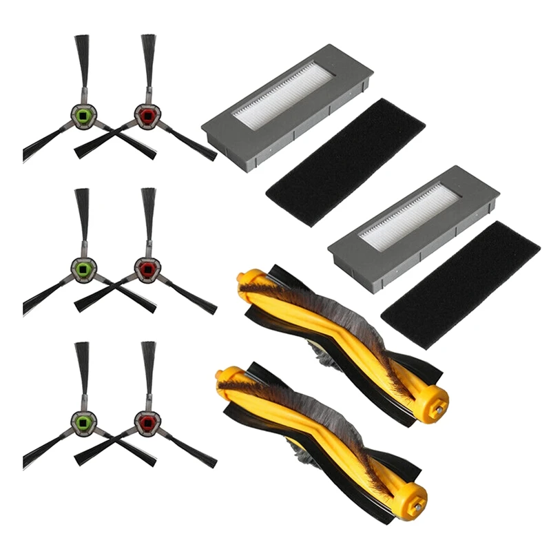 

HEPA Filter Main запасные Боковые Щетки Set Для Ecovacs Deebot 900 901 M87 M88 Запчасти для робота-пылесоса