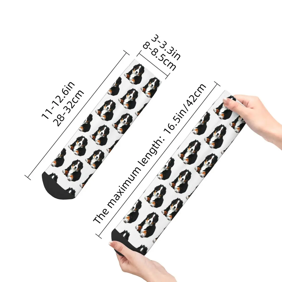 Носки Bernese Mountain Dog Pup в стиле Харадзюку впитывающие пот чулки всесезонные носки