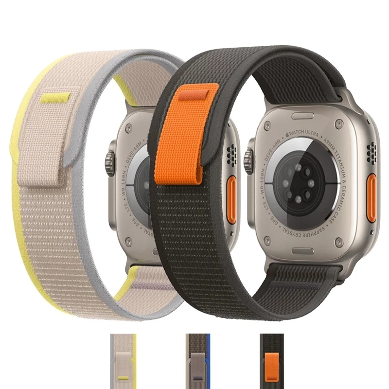 Trail Loop Strap For Apple Watch Band 49mm 44mm 40mm 45mm 41mm 42mm 44 45 49 mm Bracelet iWatch Ultra Series 7 5 6 3 SE 8 Bands