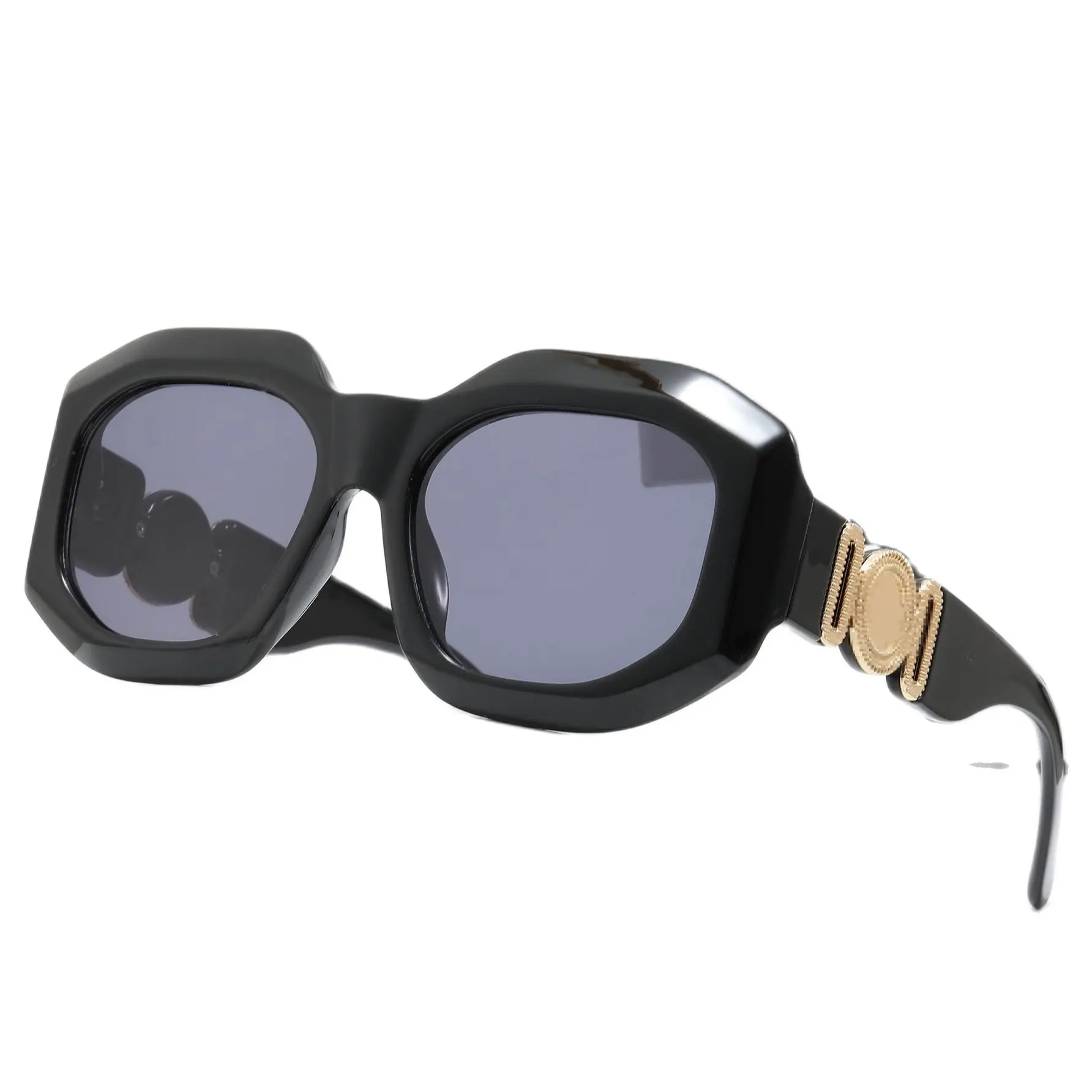 

Новинка 2023, женские квадратные модные дизайнерские солнцезащитные очки в оправе, модные дужки, высококачественные очки для рыбалки для мужчин, очки