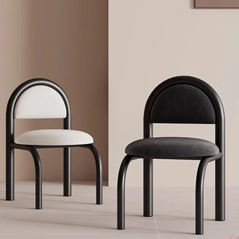 Скандинавский современный стул для макияжа комод металлический отдыха