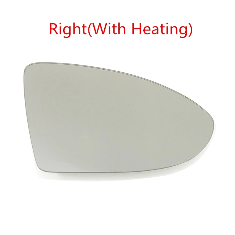 Стекло бокового зеркала с подогревом для VW Golf 7 MK7/MK7.5/GTI/R-Line Touran 2016-2018 Jetta Mk7, модель США 2019-2023, линза зеркала заднего вида