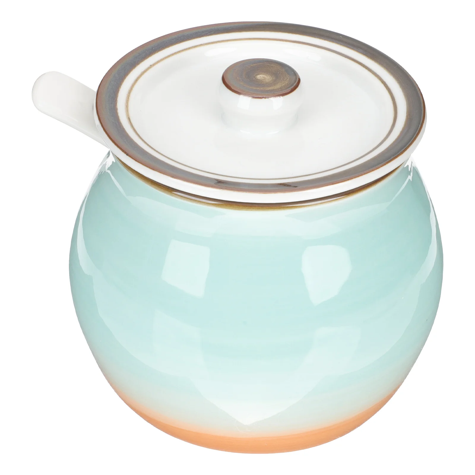 

Condiment Dispenser Sugar Cellar Salt Sauce Container Lid Kitchen Seasoning Organizer Containers Coffee Bowl