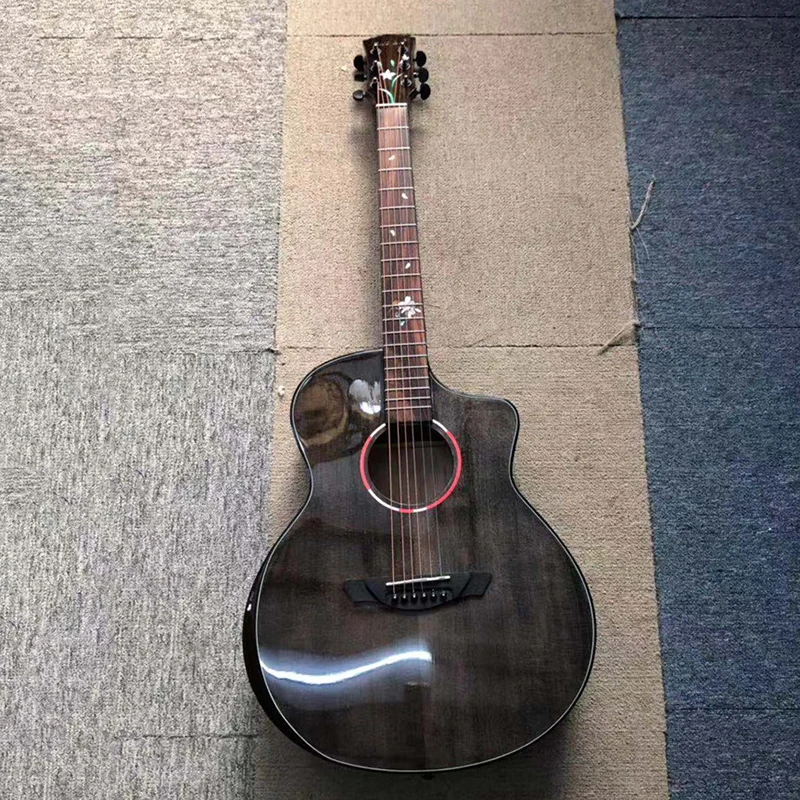 

Professional Acoustic Guitar Large Portable Travel Hollow Body Guitar High Quality Wood Violao Acustico Stringed Instruments