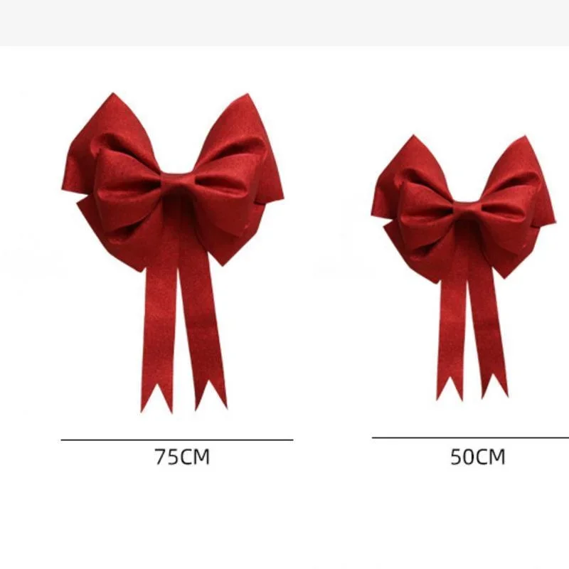 Гигантский бант материал украшения для рождественской елки своими руками