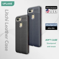 uflaxe original shockproof case for oppo a7 a5s a5 a9 2020 ax7 ax5s soft silicone back cover tpu leather casing