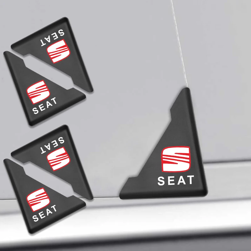 

Наклейки на углы двери автомобиля, защитный чехол против царапин для Seat Leon Ibiza Mk3 5F 6J 6l Mk1 2 Cupra Ateca Altea FR Arona Tarraco