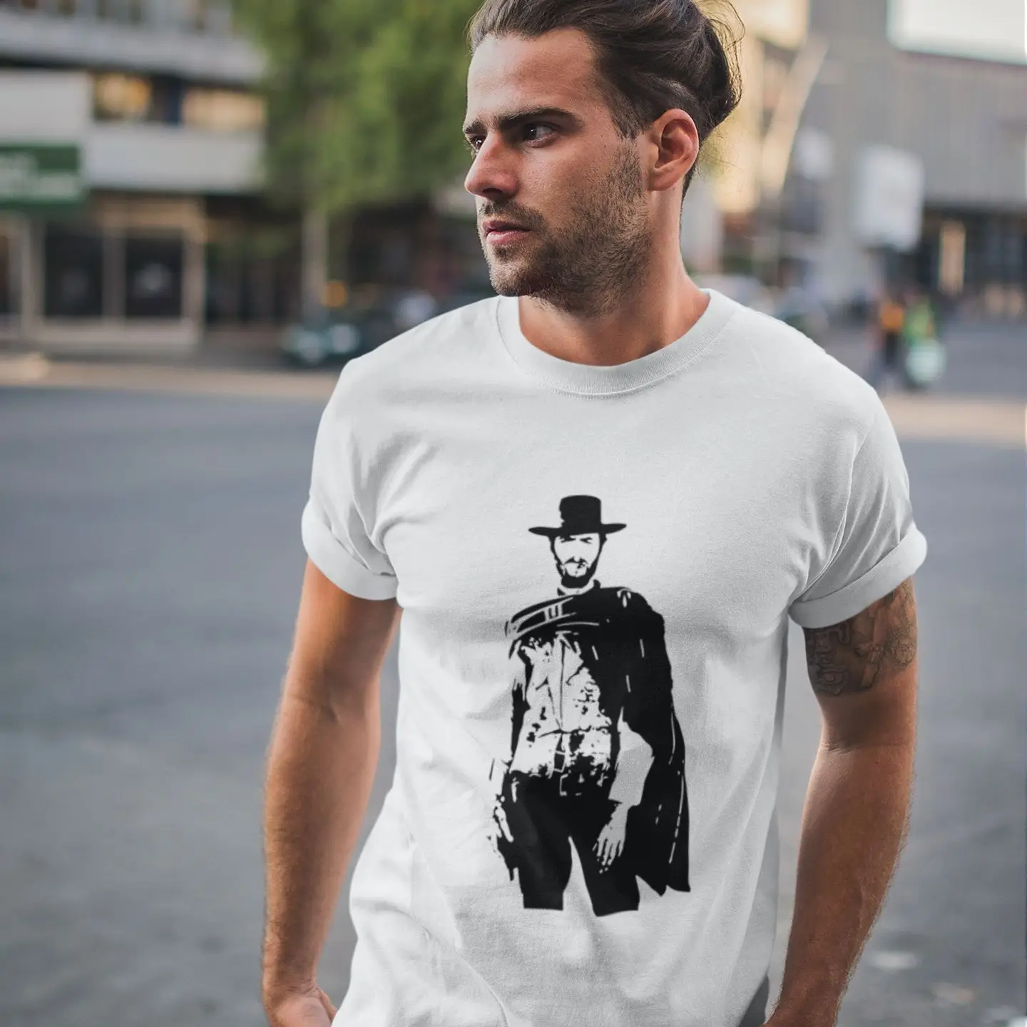 Clint Eastwood хорошие плохие уродливые трендовые футболки для мужчин основная