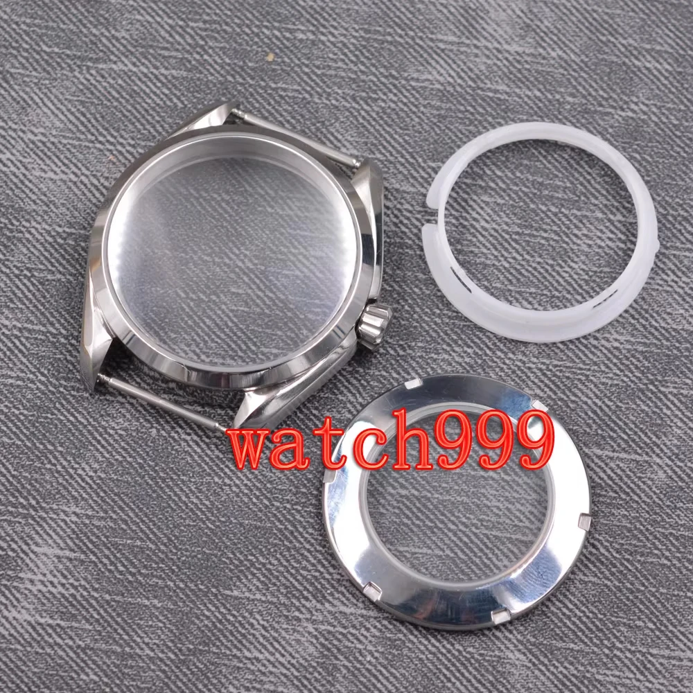 Корпус для часов из сапфирового стекла 41 мм подходит с механизмом Японии NH35 NH36 NH35A