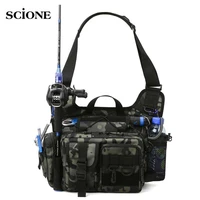 lure box fishing rod sling bag camping backpack military bags men tactical army molle climbing hiking outdoor accessory pack