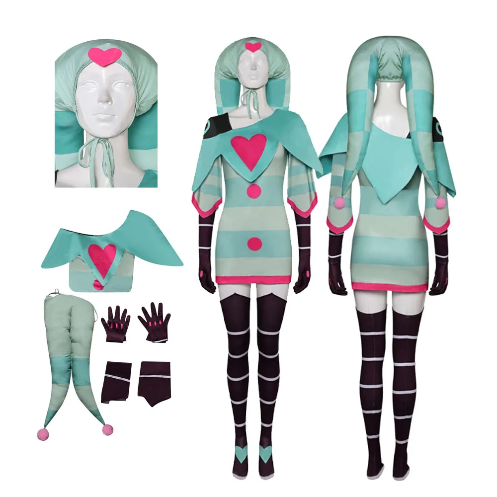 Женский костюм для косплея Fizzarolli на Хэллоуин головной убор мультяшный босс аниме
