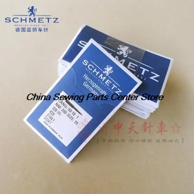 10 шт. немецкий оригинальный синий лев DDX1 DD*1 заусенцы Schmetz 328(R) внутренняя нить