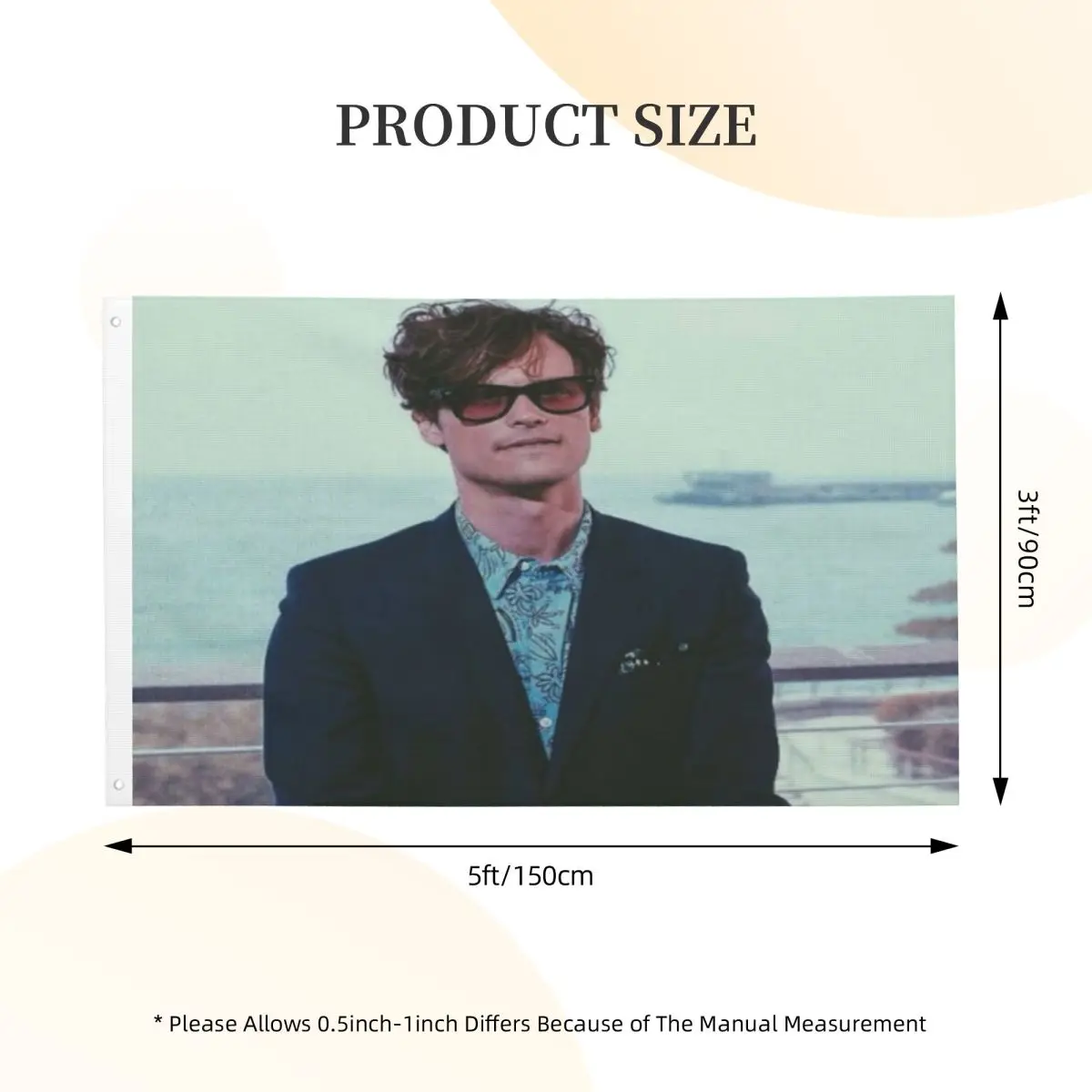 Матовый серый Gubler декор с флагами 3x5 футов полиэфирный материал легко повесить