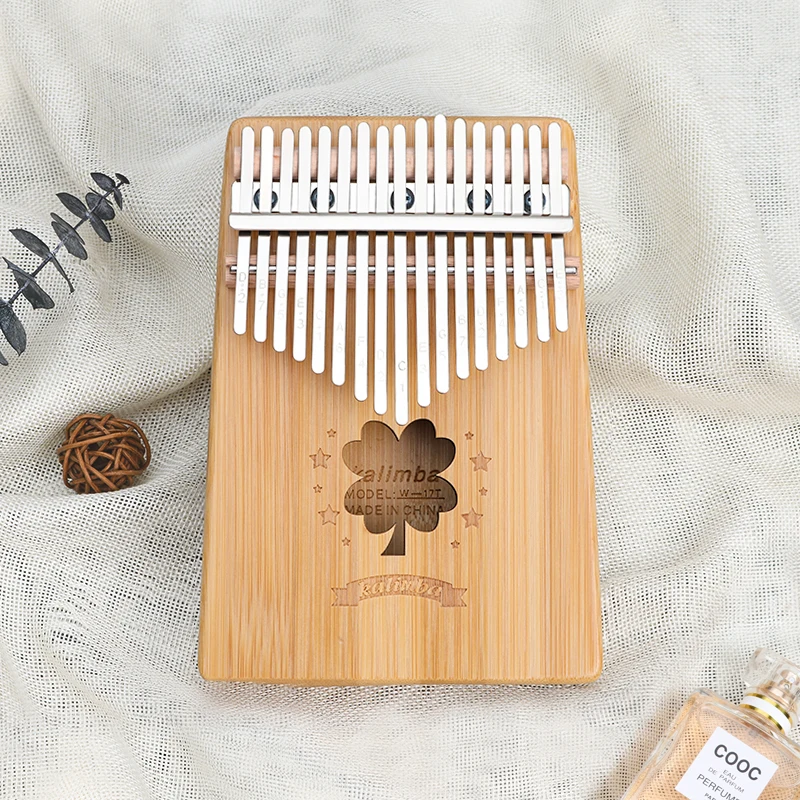 17 Keys Kalimba Thumb Piano finger piano Mahogany Wood Body Musical Instruments With Learning Book and Kalimba Tuner