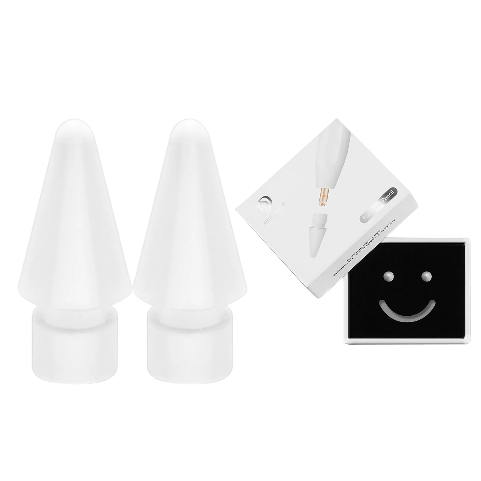 

2 Pcs Replacement Pencil Tips Pencil Tips For Apples Pencil Capacitive Pencil Nib For Pencil White