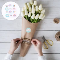100pcs thank you beautiful gift stickers diy stickers sealing stickers for gift pack
