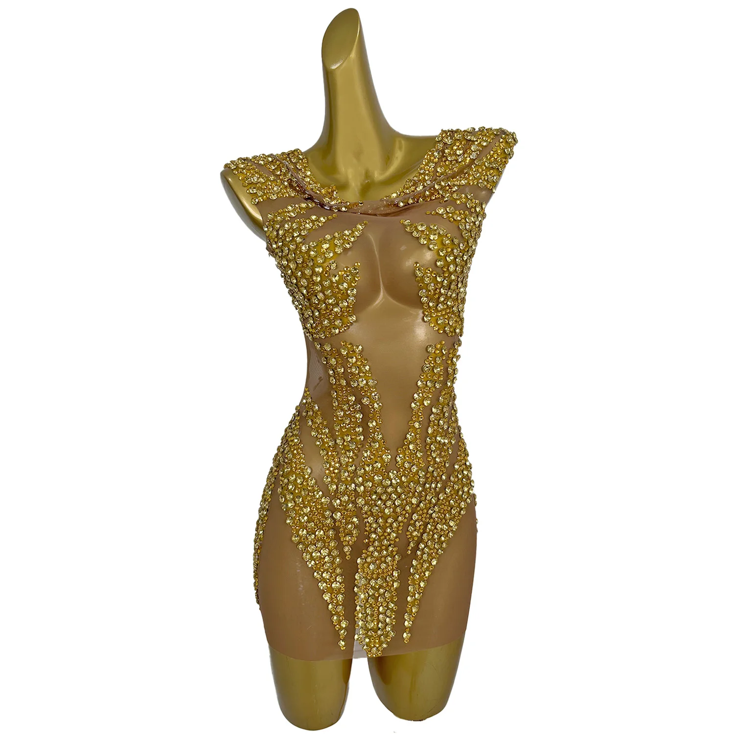 Сексуальное прозрачное платье Xuelian